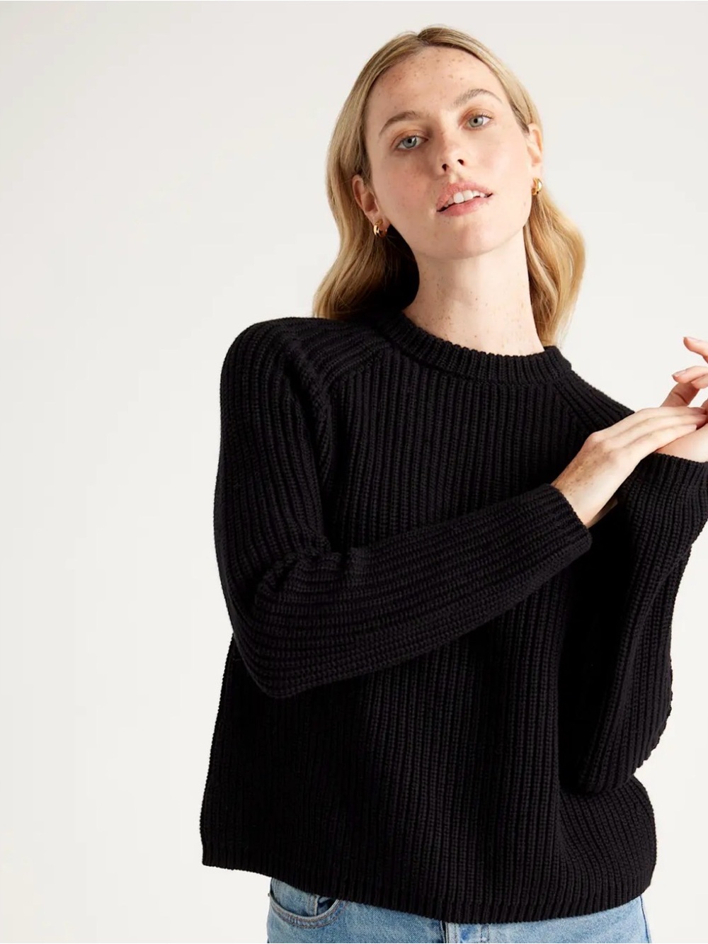 Women’s Quince sweater black small